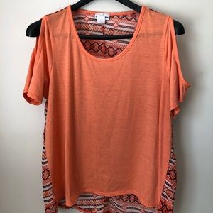 Cute Coral Printed Top